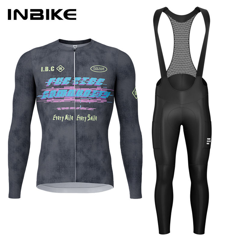 Mountain Biking Trousers - INBIKE весенне-осенний велосипедный комплект, велосипедный трикотаж,