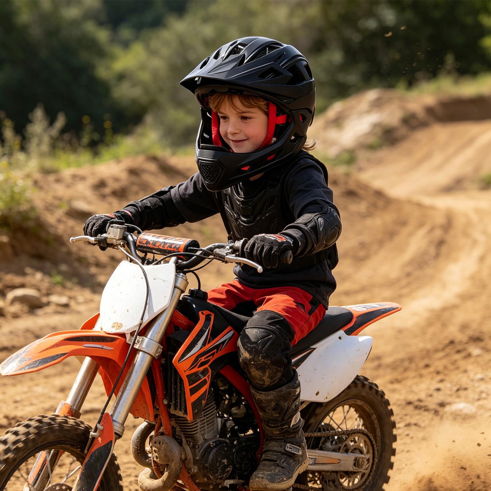 Mountain Biking Helmet Kids - Детский мотоциклетный шлем, противоударный регулируемый защитный