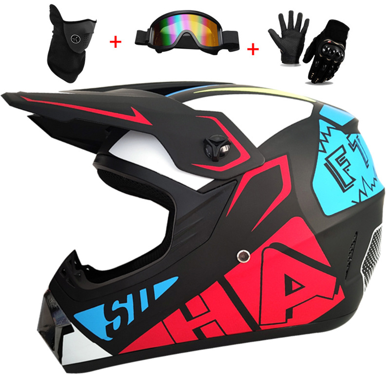 Mountain Biking Helmet Kids - Комплект из 3 детских внедорожных шлемов,