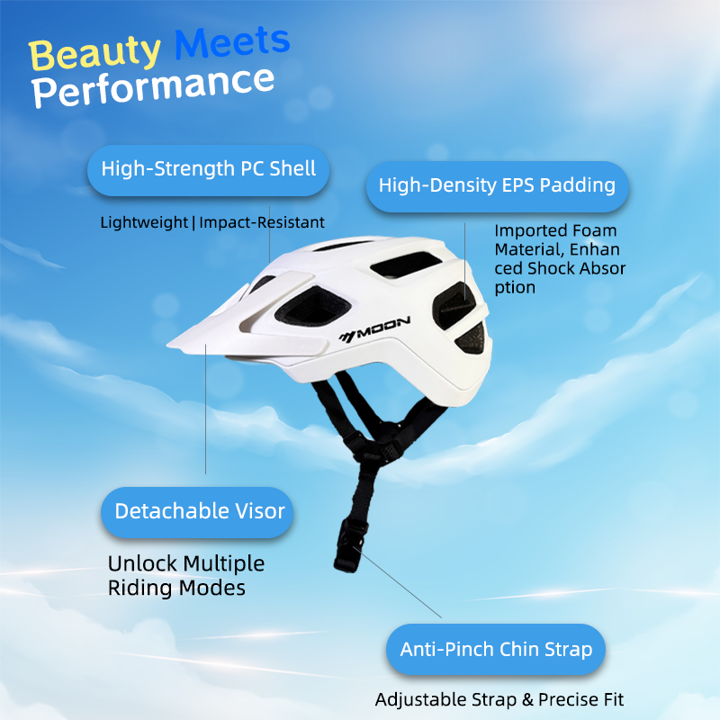 Mountain Biking Helmet Kids - Велосипедный шлем MOON Anti-Odor Professional для