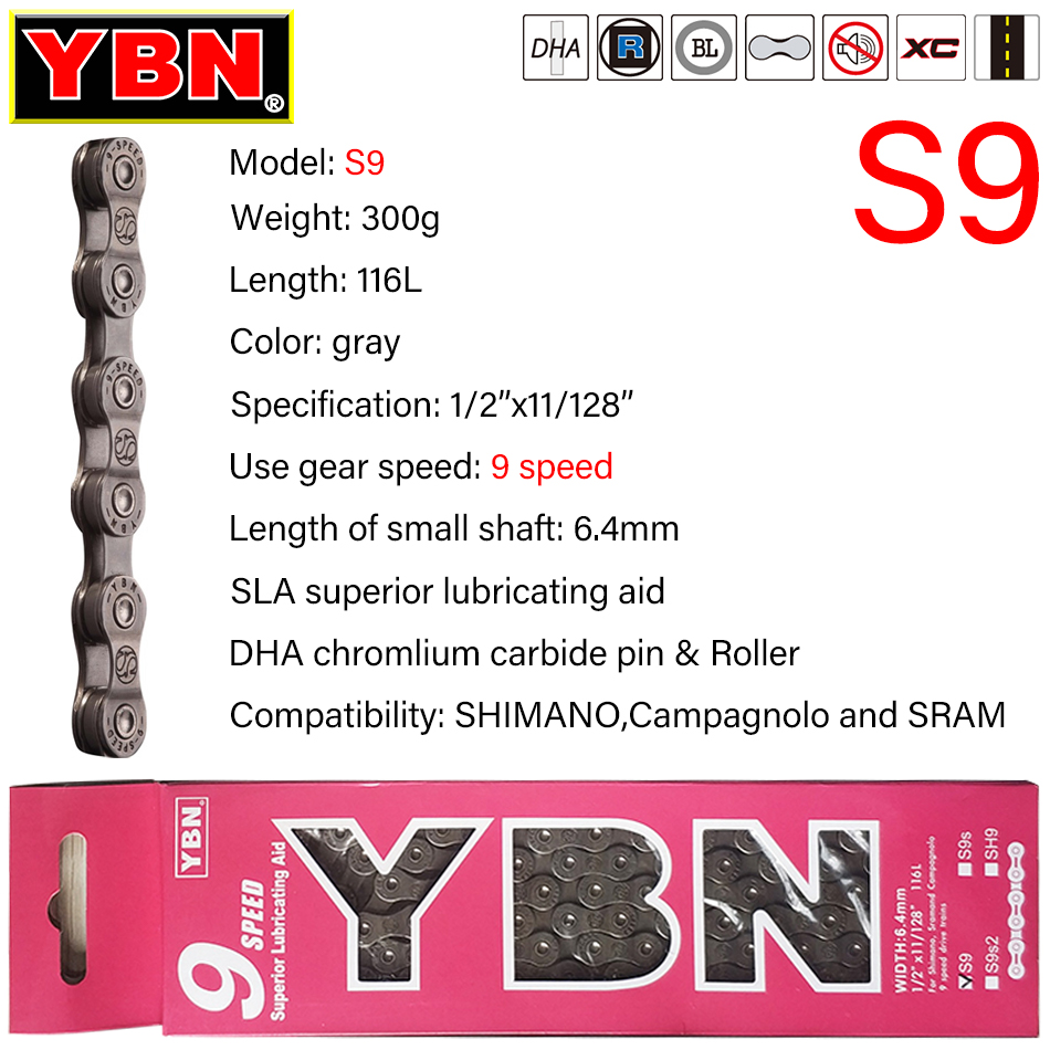 YBN Цепь велосипедная для горн – обзор и цена Cassette 11 Speed