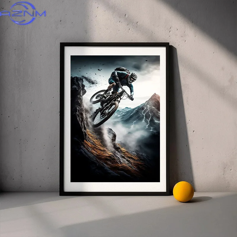 Современные постеры и принты с – обзор и цена Picture Of Mountain Biking