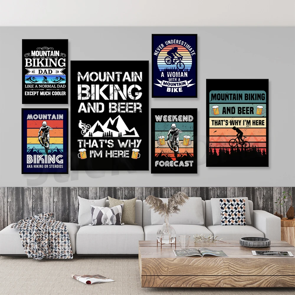 Go Mountain Bike Print Холст К – обзор и цена Mountain Biking Extreme