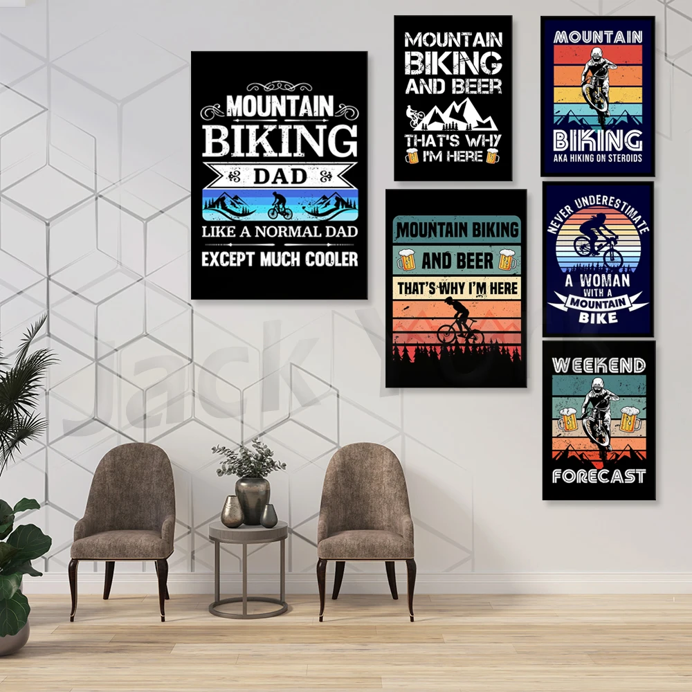 Go Mountain Bike Print Холст К – обзор и цена Mountain Biking Extreme