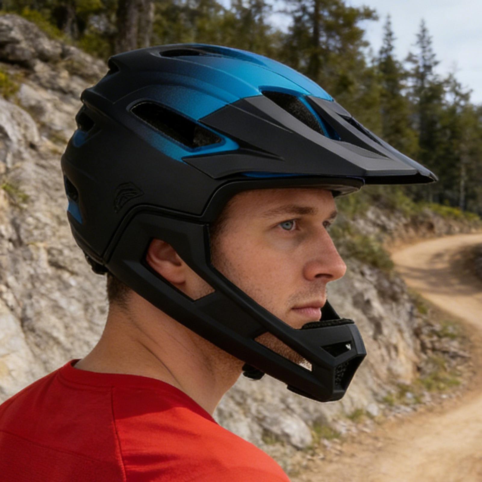 Съемный полнолицевой велосипед – обзор и цена Mountain Biking Helmet Kids