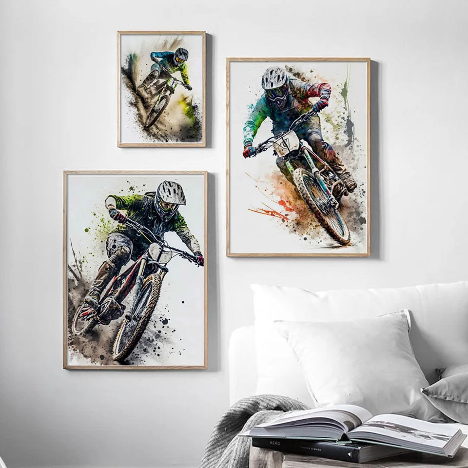 Картина из страз «сделай сам»  – обзор и цена Picture Of Mountain Biking